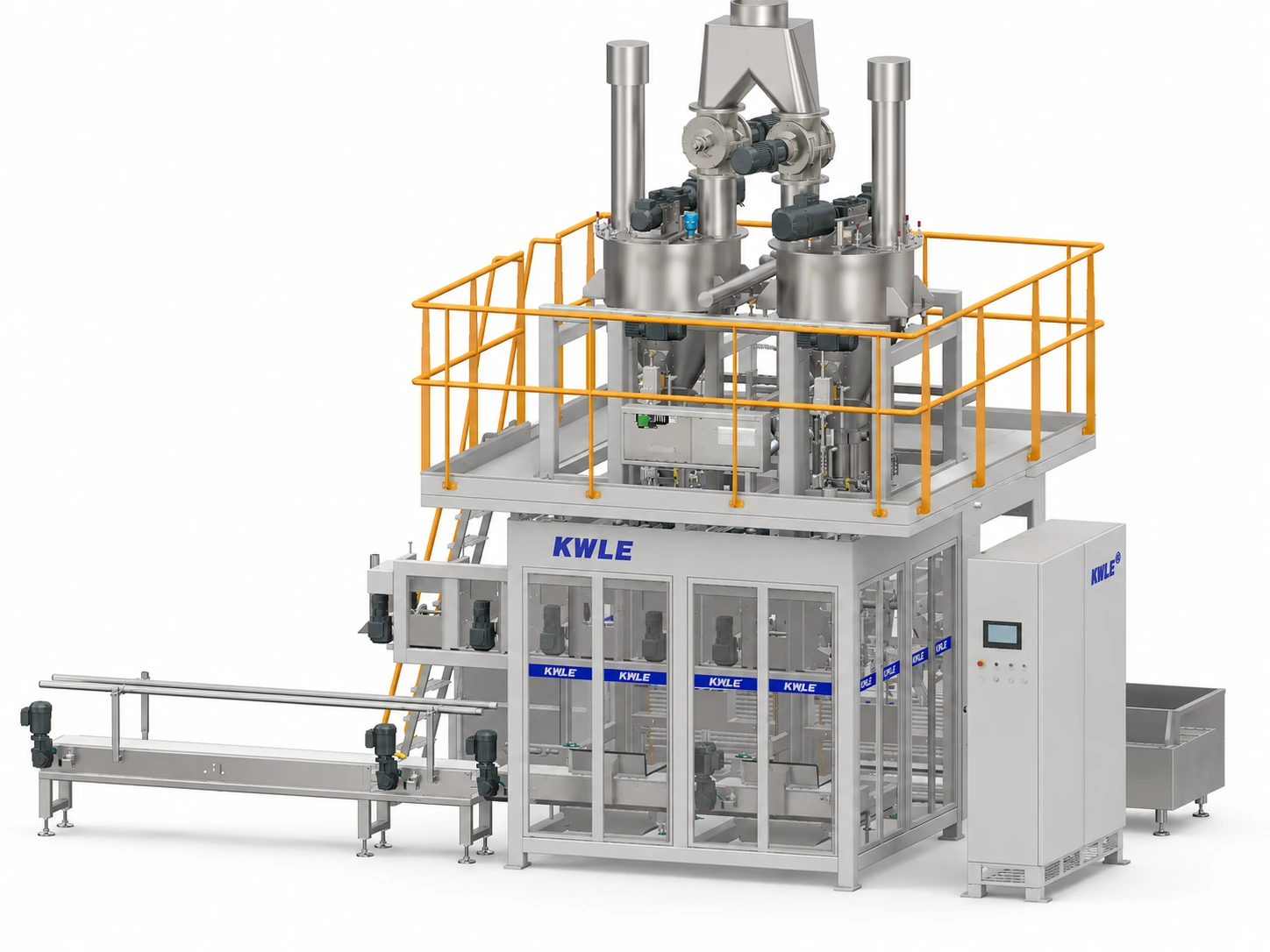 KBF-2060 twin-head bottom-up powder filling system