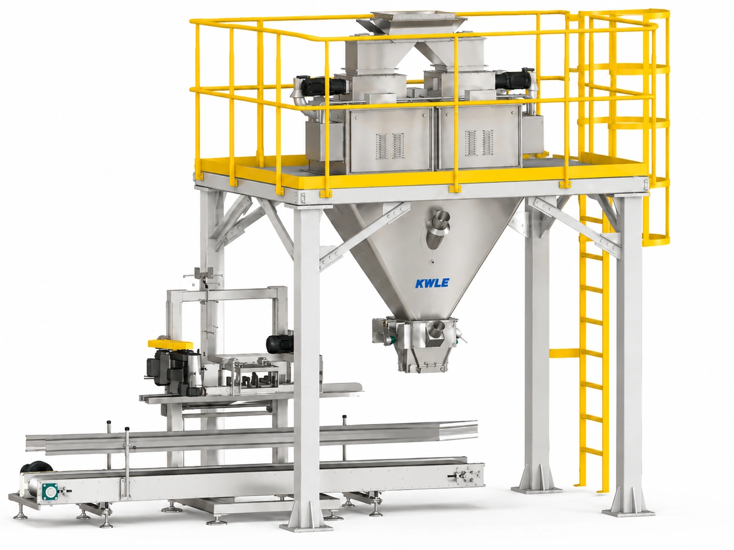KWLE Manual Bagging Station with net weighing system