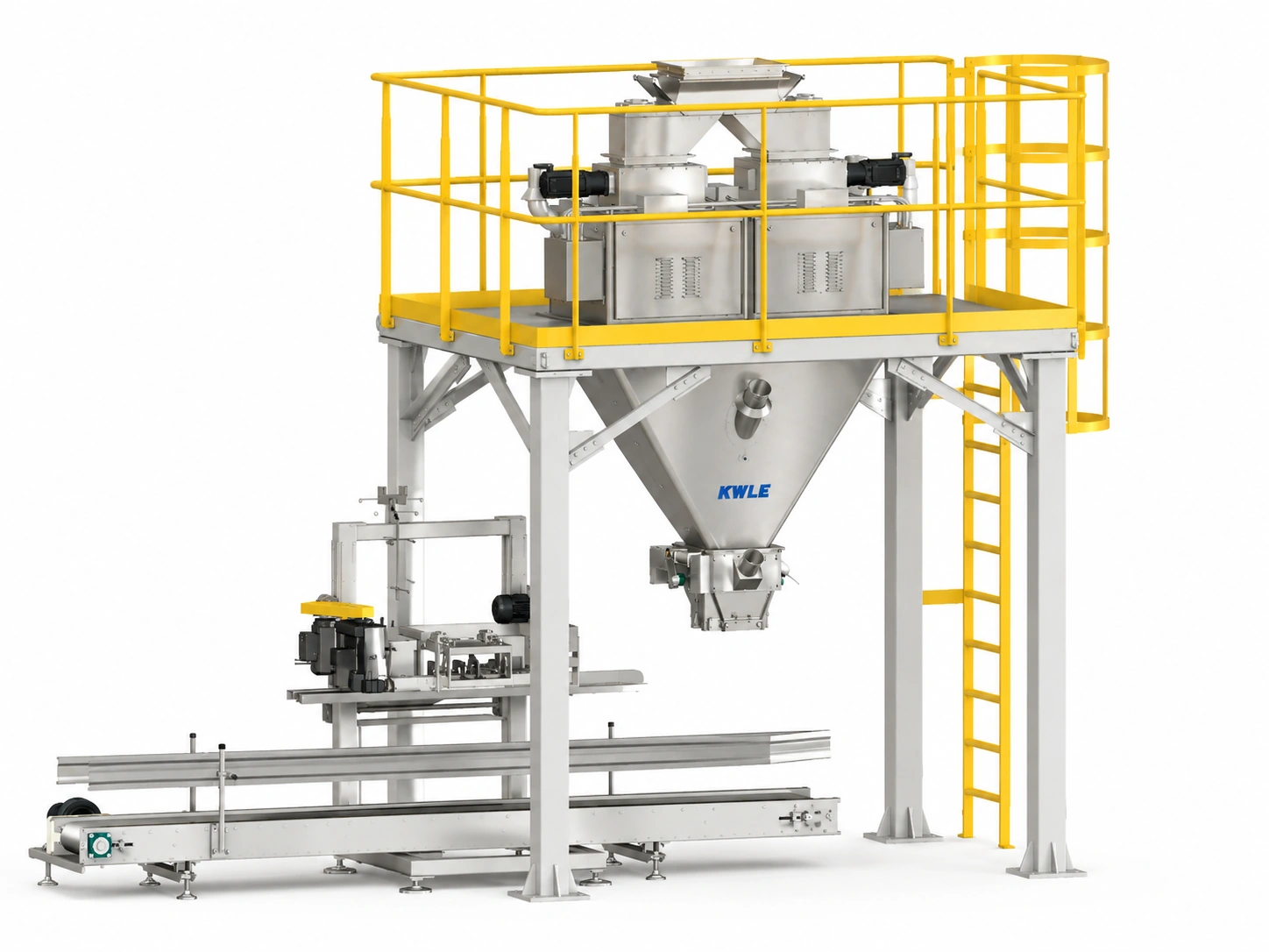 KWLE net weighing manual bagging station