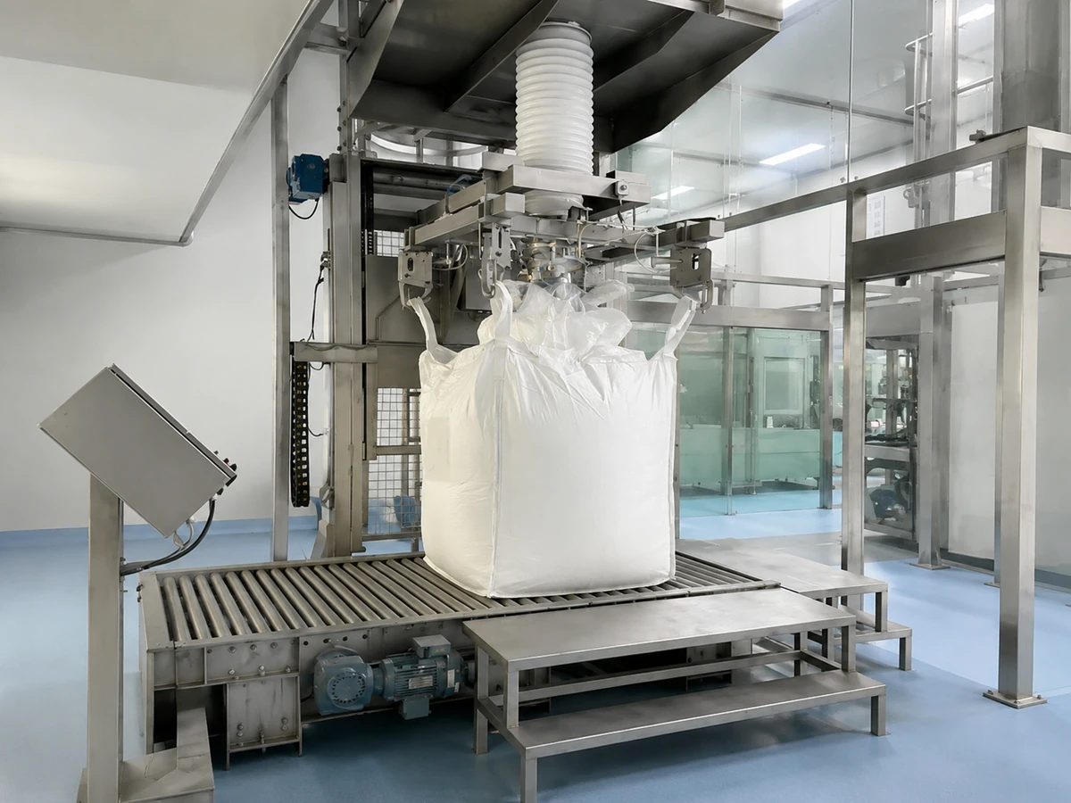 FIBC bulk bag filling system